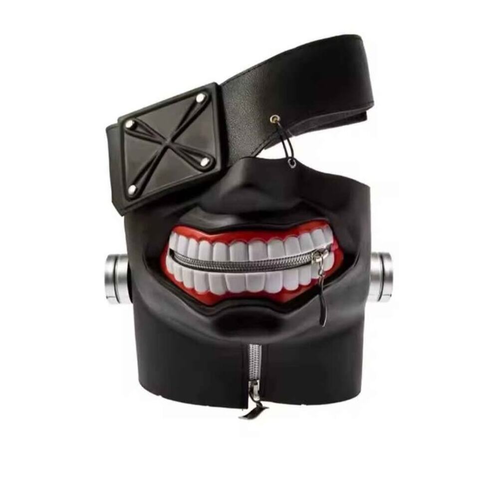 Ken Kaneki Mask Rubber Halloween Black Anime Cosplay Merch